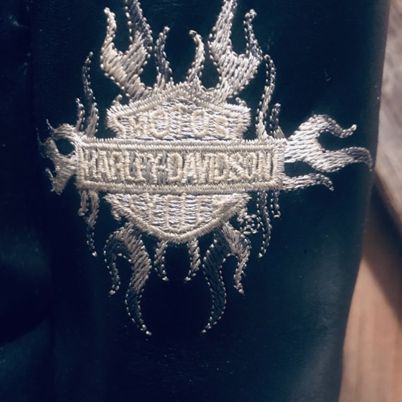 Harley Davidson mid calf riding boots - Picture 2 of 9